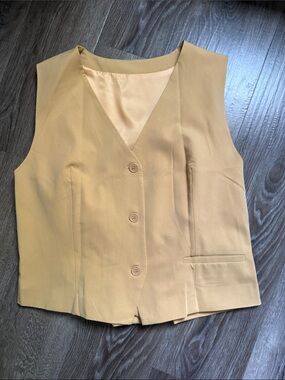 Unlisted Mustard Yellow Button-Down Vest